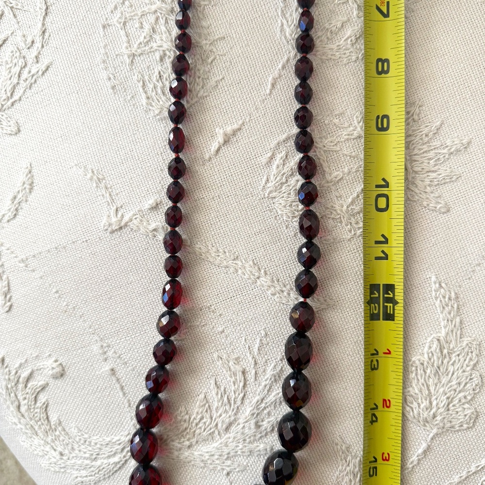 Cherry Amber bead necklace